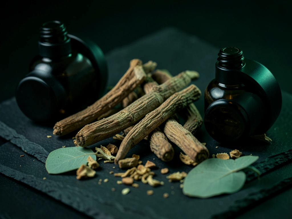 Botanical root textures